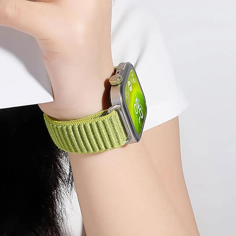 بند آکوآرا مدل Velcro Weave مناسب برای ساعت هوشمند هوآوی Fit 4 Pro