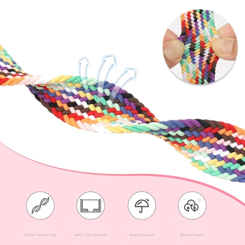 بند هاپلایت مدل Magnetic Braided Solo HL مناسب برای اپل واچ سری 4/5/6/Se سایز 44 میلی متری