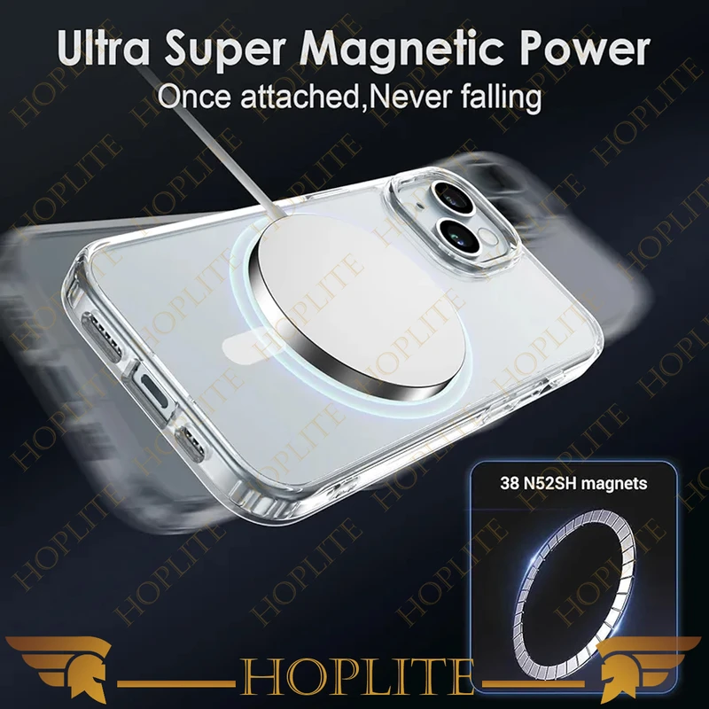 کاور هاپلایت مدل Clear-Magsafe-HL مناسب برای گوشی موبایل اپل Iphone 15