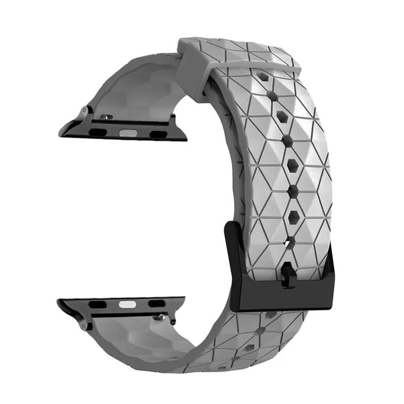 بند پلاس مدل Rhombus Black PL مناسب برای اپل واچ سری 7/8/9 سایز 45 میلیمتری