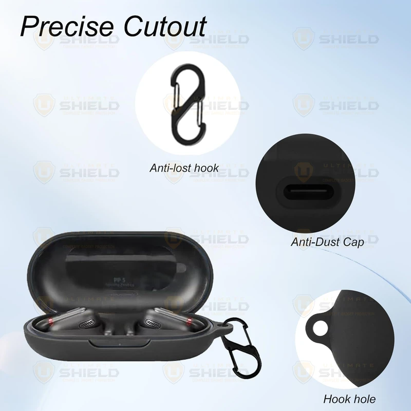 کاور آلتیمیت شیلد مدل Silicone UL مناسب برای کیس هدفون بی‌سیم انکر Soundcore V30i
