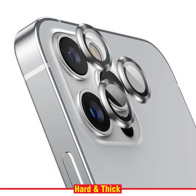 محافظ لنز دوربین هارد اند تیک مدل Ring Metal مناسب برای گوشی موبایل اپل Iphone 13 / 13 Mini