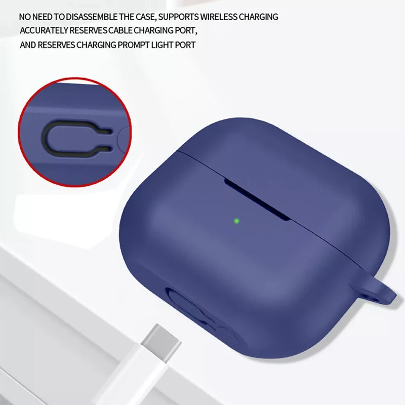کاور هاپلایت مدل Silicone HL مناسب برای کیس هدفون بی‌سیم سامسونگ Galaxy Buds 3 / 3 Pro