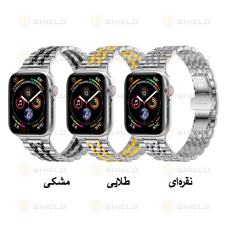 بند آلتیمیت شیلد مدل 7Bead SLV 2C مناسب برای اپل واچ 38 میلی متری سری 1