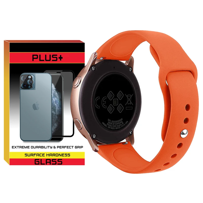 بند پلاس مدل SIC PL مناسب برای ساعت هوشمند سامسونگ Galaxy Watch 4/5/6/7/FE سایز 40/43/44/46/47 میلی متری