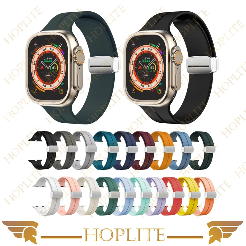 بند هاپلایت مدل Magnetic-ORG-HL مناسب برای ساعت هوشمند هاینو تکو T89 Ultra / T99 Ultra max