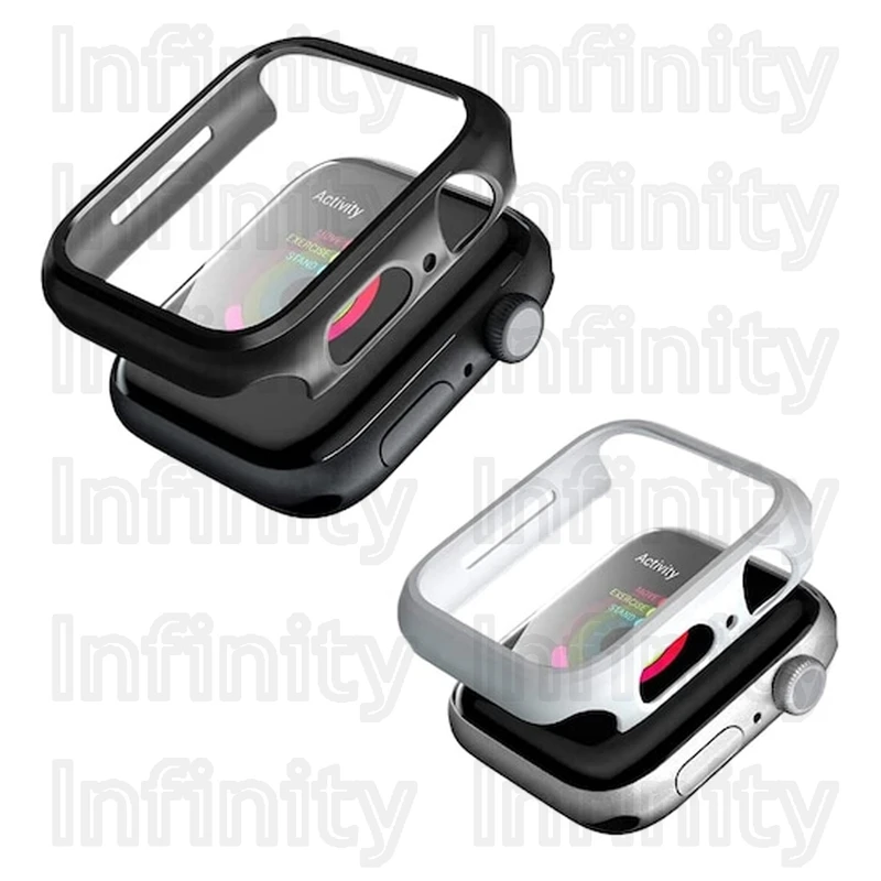 کاور اینفینیتی مدل GUARD-IN مناسب برای اپل واچ Series SE 2022 Aluminum Case 40mm / SE 2021 Aluminum Case 40mm / Series 5 40mm / Series 6 40mm / Series 4 40mm