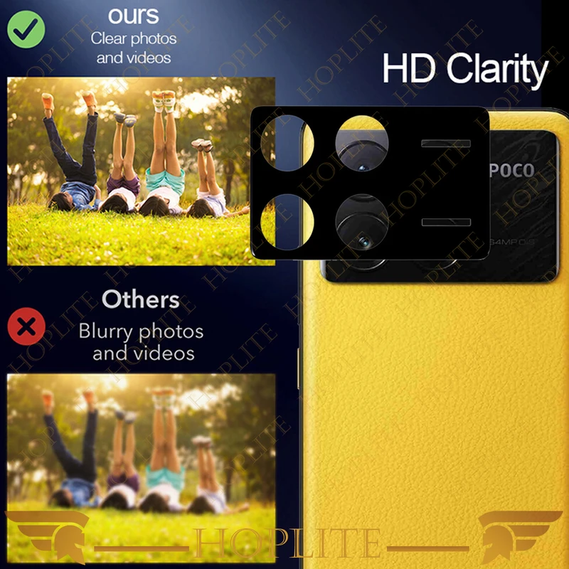 محافظ لنز دوربین هاپلایت مدل 3D-HL مناسب برای گوشی موبایل شیائومی Poco X6 Pro