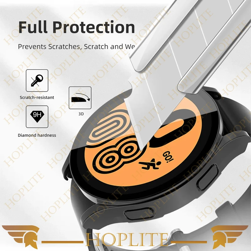 کاور هاپلایت مدل PC-Bumper-HL مناسب برای ساعت هوشمند سامسونگ Galaxy Watch 5 44mm به همراه محافظ صفحه نمایش