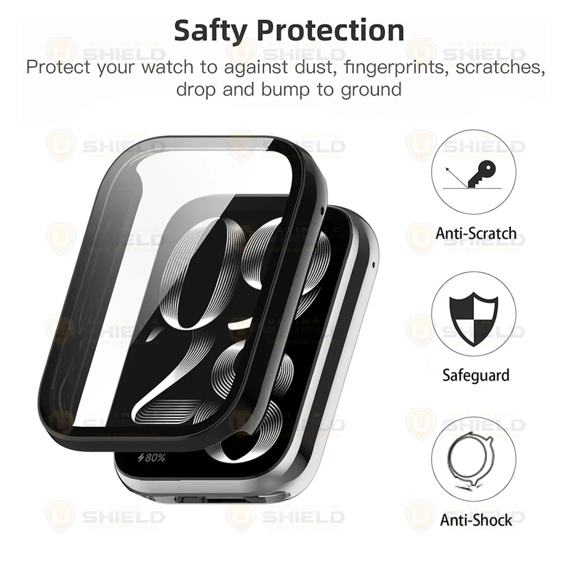 بند آلتیمیت شیلد مدل Special GRD مناسب برای ساعت هوشمند شیائومی Mi Band 9 pro به همراه کاور