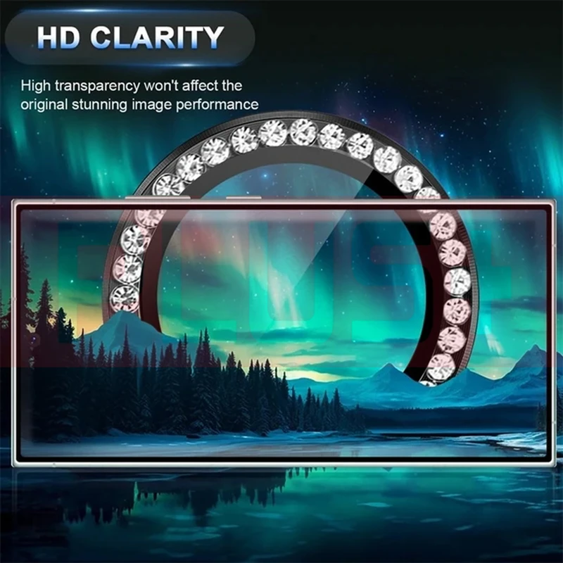 محافظ لنز دوربین پلاس مدل Ring-Diamond-PL مناسب برای گوشی موبایل سامسونگ Galaxy A55