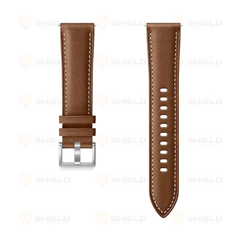 بند آلتیمیت شیلد مدل Leather SM مناسب برای ساعت هوشمند گارمین Vivomove / Style / Vivomove 3 / Forerunner 645 / 245 20mm