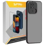 کاور اسپریگ مدل Posht-matte مناسب برای گوشی موبایل شیائومی Poco C40 / Redmi 10C
