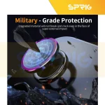 محافظ لنز دوربین اسپریگ مدل Ring Metal مناسب برای گوشی موبایل سامسونگ Galaxy A15 - Image 10