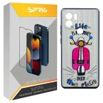 کاور اسپریگ طرح Ride مدل SPCVR مناسب برای گوشی موبایل شیائومی Redmi A1 Plus
