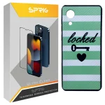 کاور اسپریگ طرح Lock مدل SPCVR مناسب برای گوشی موبایل سامسونگ Galaxy A03 Core