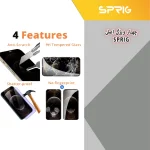 محافظ لنز دوربین اسپریگ مدل 3D-FU مناسب برای گوشی موبایل شیائومی Poco X4 Pro 5G به همراه محافظ صفحه نمایش و محافظ پشت گوشی - Image 7