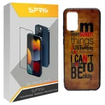 کاور اسپریگ طرح Quote مدل SPCVR مناسب برای گوشی موبایل سامسونگ Galaxy A02s