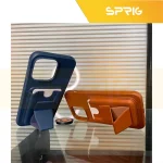 کاور اسپریگ مدل Leather Stand مناسب برای گوشی موبایل اپل Iphone 15 Pro - Image 6
