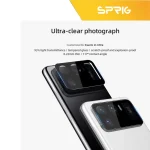 محافظ لنز دوربین اسپریگ مدل 3D-UV مناسب برای گوشی موبایل شیائومی Mi 11 Ultra به همراه محافظ صفحه نمایش - Image 2
