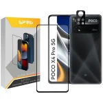 محافظ لنز دوربین اسپریگ مدل 3D-FU مناسب برای گوشی موبایل شیائومی Poco X4 Pro 5G به همراه محافظ صفحه نمایش