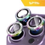 محافظ لنز دوربین رینگی اسپریگ مدل Ring metal Diamond مناسب برای گوشی موبایل سامسونگ Galaxy S22 ultra - Image 17