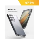 کاور اسپریگ مدل Full-Airbag مناسب برای گوشی موبایل سامسونگ Galaxy S21 Ultra به همراه محافظ صفحه نمایش - Image 2