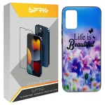 کاور اسپریگ طرح Beautiful Life مدل SPCVR مناسب برای گوشی موبایل سامسونگ Galaxy A02s