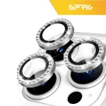 محافظ لنز دوربین رینگی اسپریگ مدل Ring metal Diamond مناسب برای گوشی موبایل سامسونگ Galaxy S22 ultra - Image 4