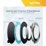 محافظ لنز دوربین اسپریگ مدل Ring metal New version مناسب برای گوشی موبایل سامسونگ Galaxy A34 5G - Image 9