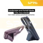 کاور اسپریگ مدل Leather Stand مناسب برای گوشی موبایل اپل Iphone 15 Pro - Image 8