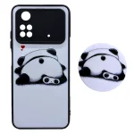 کاور طرح Panda مدل CVR مناسب برای گوشی موبایل شیائومی POCO M4 Pro 4G به همراه پایه نگهدارنده گوشی