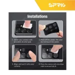 محافظ لنز دوربین اسپریگ مدل 3D-SP مناسب برای گوشی موبایل شیائومی Redmi 10 / 10 prime - Image 6