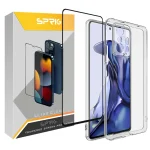 کاور اسپریگ مدل Clear-FU مناسب برای گوشی موبایل شیائومی Mi 11T / 11T Pro به همراه محافظ صفحه نمایش گوشی