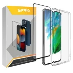 کاور اسپریگ مدل Clear-FU مناسب برای گوشی موبایل سامسونگ Galaxy S21 FE 5G به همراه محافظ صفحه نمایش گوشی