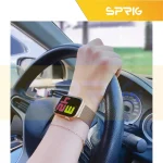 بند اسپریگ مدل Milanese مناسب برای ساعت هوشمند ویرفیت T800 Ultra / T900 Ultra / HK8 Pro Max / HK9 Ultra 2 - Image 5