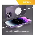 کاور اسپریگ مدل Full-Clear مناسب برای گوشی موبایل اپل iPhone 14 Pro به همراه محافظ صفحه نمایش - Image 19