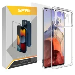 کاور اسپریگ مدل Clear-UV مناسب برای گوشی موبایل شیائومی Mi 11 Ultra 5G به همراه محافظ صفحه نمایش گوشی