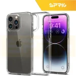 کاور اسپریگ مدل Full-Clear مناسب برای گوشی موبایل اپل iPhone 14 Pro به همراه محافظ صفحه نمایش - Image 4