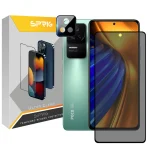 محافظ لنز دوربین اسپریگ مدل 3D-Privacy مناسب برای گوشی موبایل شیائومی Poco F4 5G به همراه محافظ صفحه نمایش گوشی