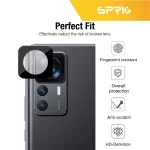 محافظ لنز دوربین اسپریگ مدل 3D-BK مناسب برای گوشی موبایل شیائومی Mi 12T pro 5G به همراه محافظ پشت گوشی - Image 3