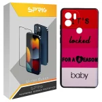 کاور اسپریگ طرح Lock مدل SPCVR مناسب برای گوشی موبایل شیائومی Redmi A1 Plus