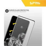 محافظ لنز دوربین اسپریگ مدل 3D-FU مناسب برای گوشی موبایل سامسونگ Galaxy S21 Ultra به همراه محافظ صفحه نمایش و محافظ پشت گوشی - Image 4