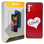 کاور اسپریگ طرح White Heart مدل SPCVR مناسب برای گوشی موبایل سامسونگ Galaxy A03s