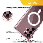 کاور اسپریگ مدل Clear Magsafe مناسب برای گوشی موبایل سامسونگ Galaxy S22 Ultra - Image 9