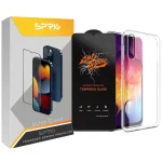 کاور اسپریگ مدل ANTIS-CL مناسب برای گوشی موبایل سامسونگ Galaxy A50 / A50s / A30s به همراه محافظ صفحه نمایش