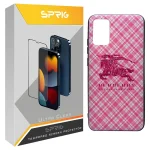 کاور اسپریگ طرح Plaid Horse مدل SPCVR مناسب برای گوشی موبایل سامسونگ Galaxy A02s