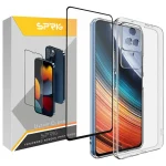 کاور اسپریگ مدل Clear-FU مناسب برای گوشی موبایل شیائومی Poco F4 / Redmi K40s به همراه محافظ صفحه نمایش گوشی