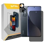 محافظ لنز دوربین اسپریگ مدل 3D-UV-Priv مناسب برای گوشی موبایل شیائومی Mi 12 / 12X به همراه محافظ صفحه نمایش
