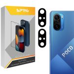 محافظ لنز دوربین اسپریگ مدل LNSP مناسب برای گوشی موبایل شیائومی POCO F3 بسته دو عددی